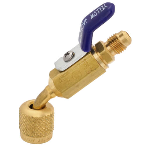 Yellow Jacket 1/4" Compact Ball Valve, 45° (3-Pack)