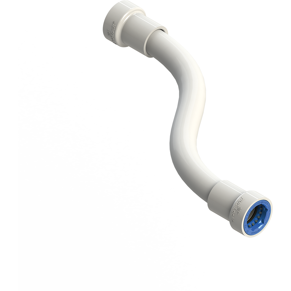Hydro-Rain PVCL-FPC-100 1" PVC‑Lock Flexible Repair Coupling