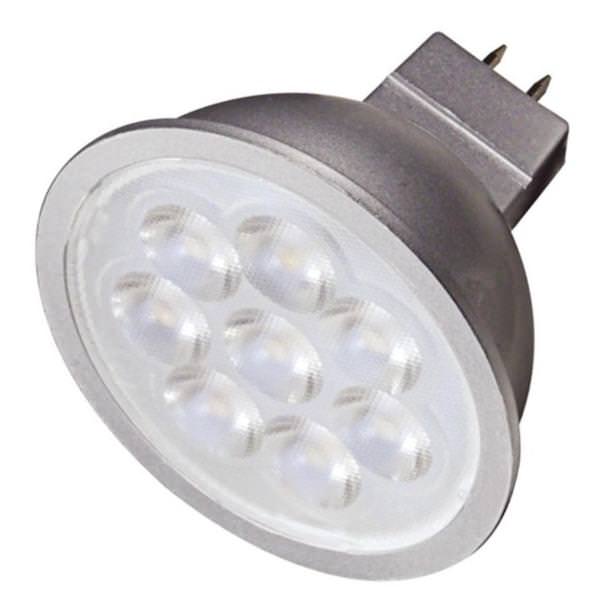 Satco 09493 MR16 LED, 6.5W, 4000K, GU5.3, 25°