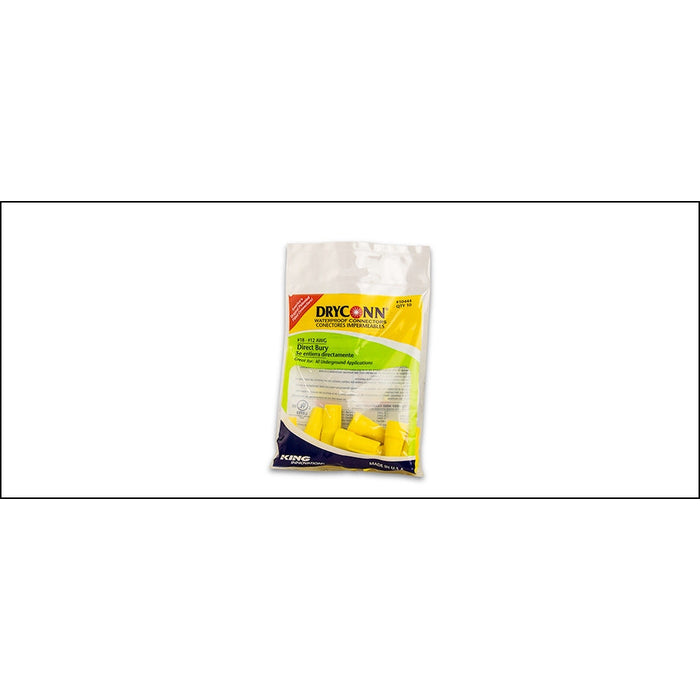 King Innovation 10444 DryConn King 4 Yellow 10pc Bag