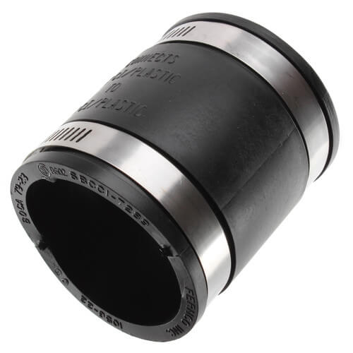 Fernco 1056-22 — 2" x 2" Flexible Coupling (CI/PVC to CI/PVC)