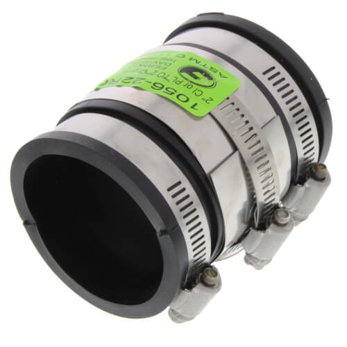 Fernco 1056-22RC — 2" x 2" Strong Back PVC Shielded Coupling