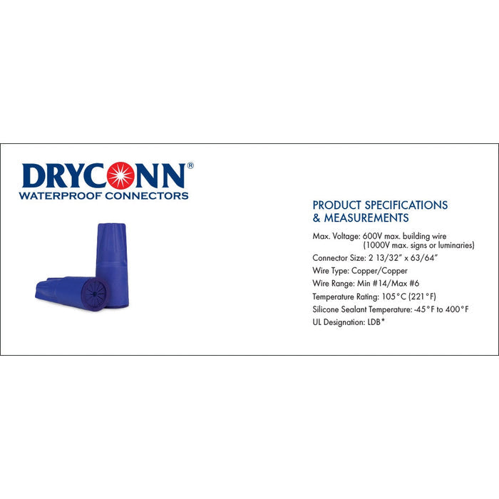 DryConn Extra Large Direct Bury Wire Connectors