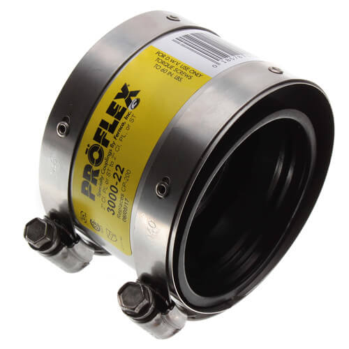 Fernco 3000-22 — 2" x 2" ProFlex Coupling (CI to PVC/Steel/EH CI)