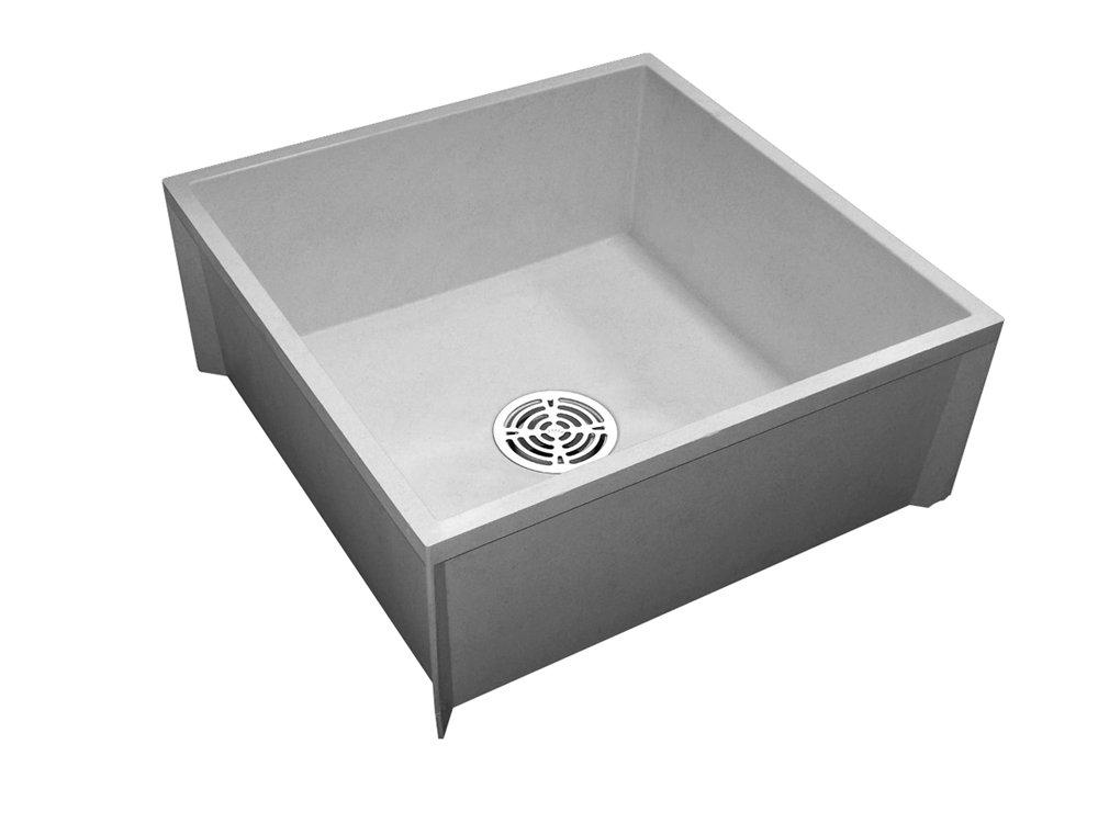 FIAT MSBID2424 24" x 24" Mop Basin with Integral Drain