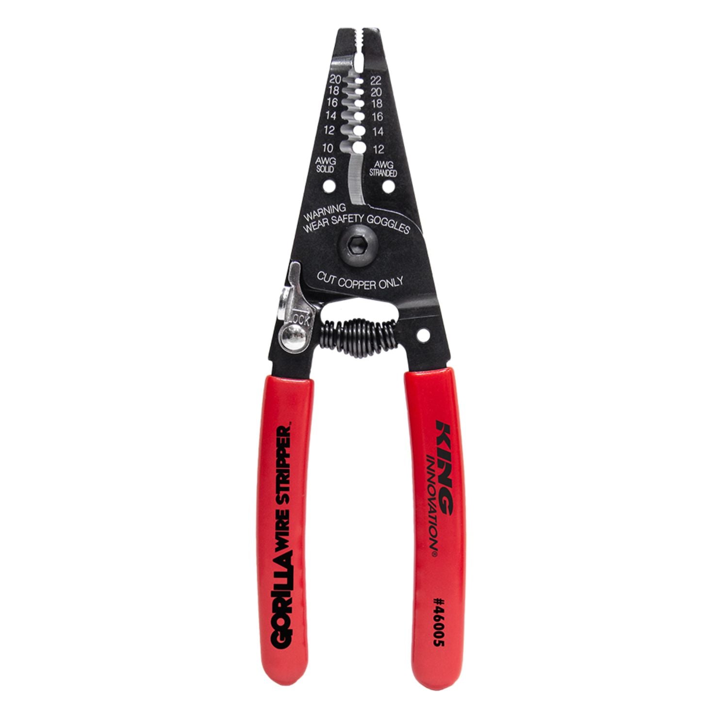 King Innovation 46005 Gorilla Wire Stripper w/Handle Lock
