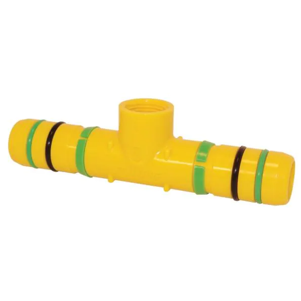 King Innovation BLZ1402-130 1" x 1" x 1/2" FPT Tee (Bag of 25)