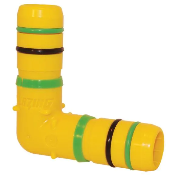 King Innovation BLZ1406-010 1" x 1" Insert Elbow (Bag of 25)