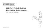 Hydro-Rain HRC-100-RS-HW Hard-Wired Rain Sensor