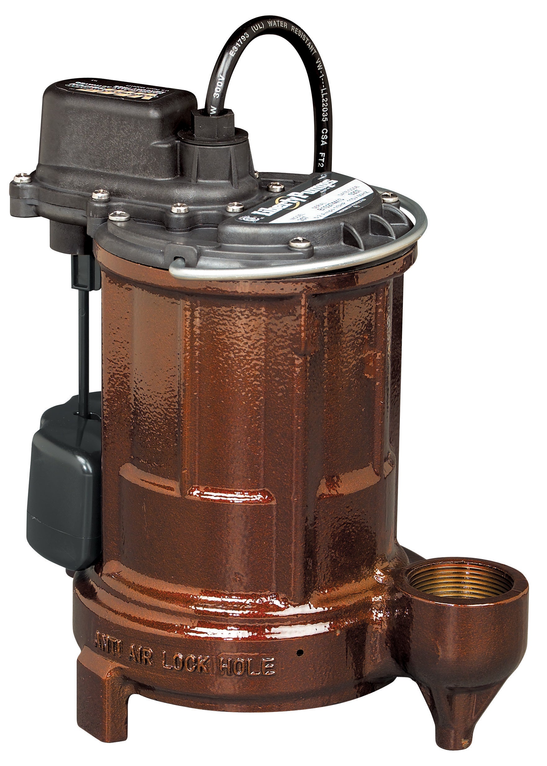 Liberty Pumps 257 – 1/3 HP Cast Iron Sump/Effluent Pump
