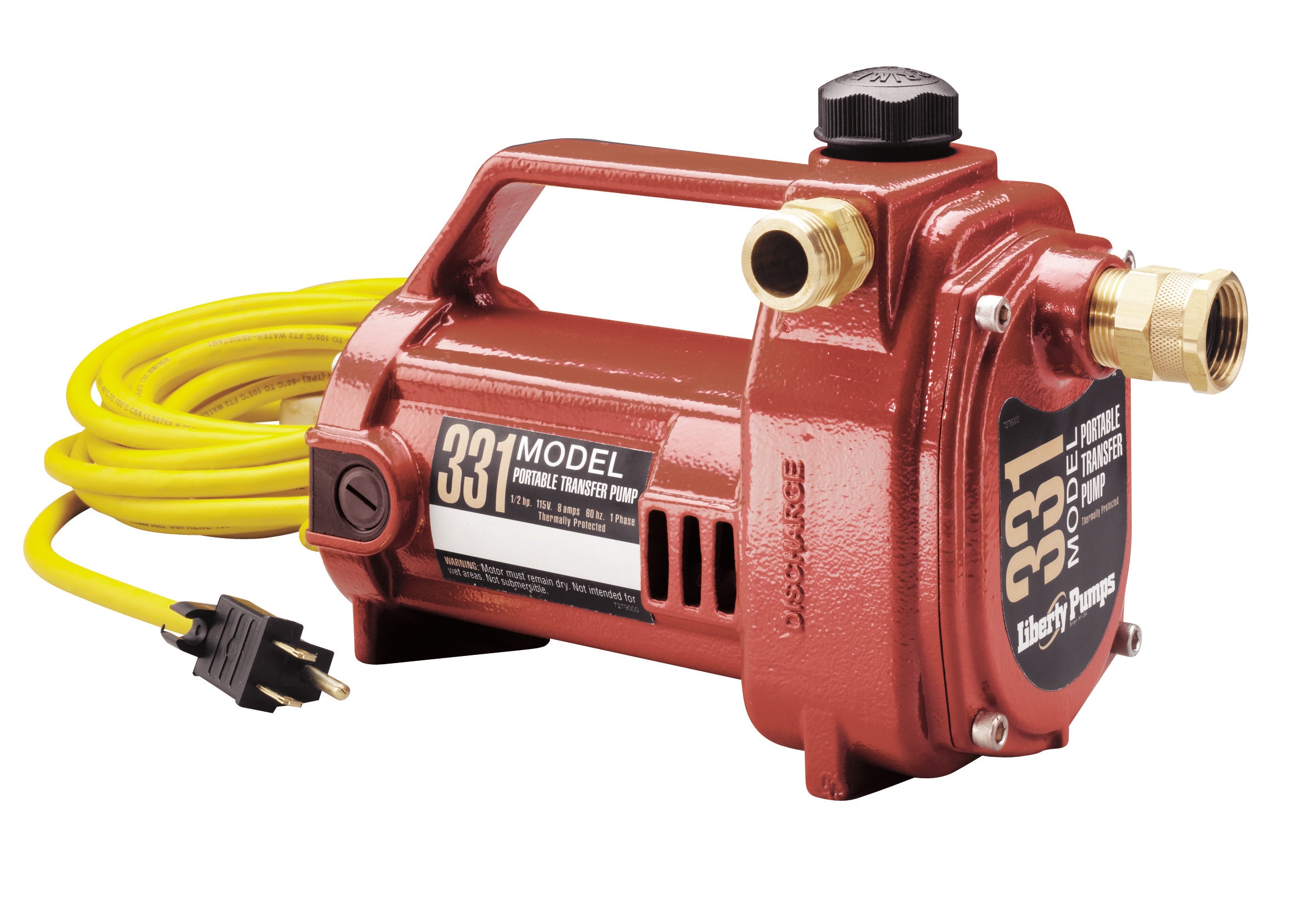 Liberty Pumps 331 – 1/2 HP Portable Transfer Pump