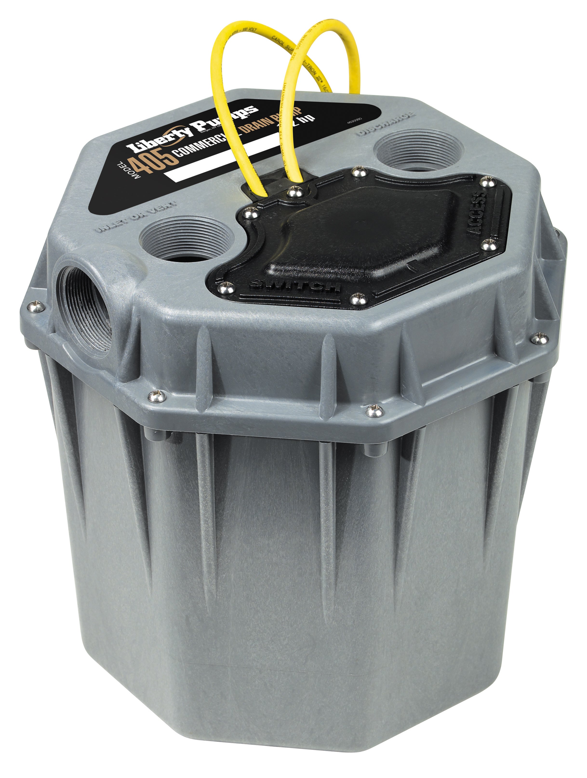 Liberty Pumps 405 – 1/2 HP Commercial High-Temp Drain Pump (Pre-Assembled)