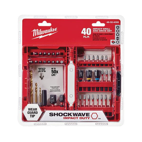 Milwaukee 48-32-4006 Shockwave Impact Duty Driver Bit Set (40-Piece)