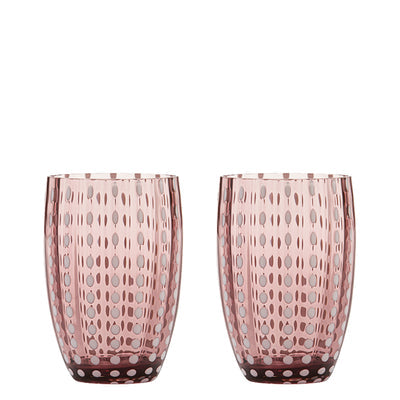 Zafferano Perle Tumbler (Set of 2) – Amethyst