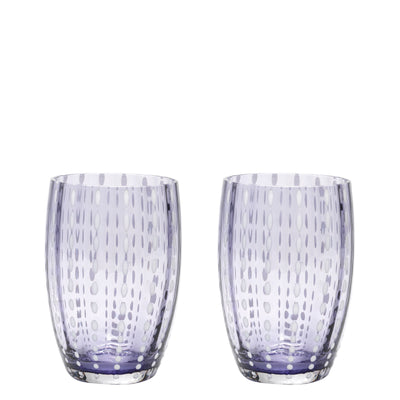 Zafferano Perle Tumbler (Set of 2) – Lavender