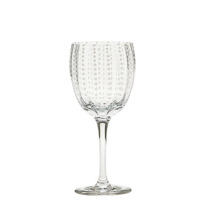 Zafferano Perle Wine Goblet (Set of 2) – Transparent