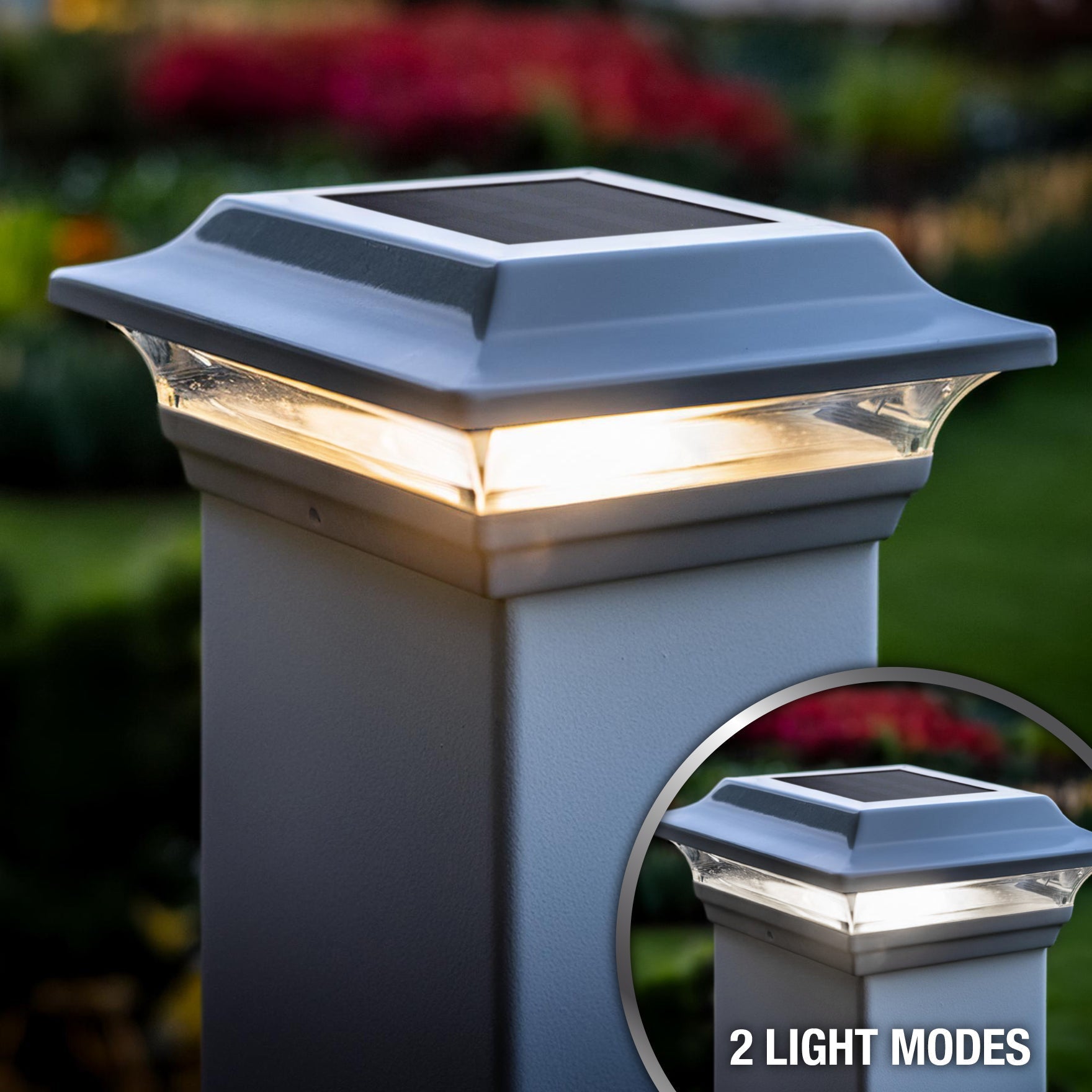 Classy Caps | Imperial Solar Post Cap – White (SL211W)