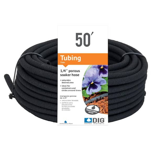 DIG Porous Drip Soaker — 1/4" x 50 ft | PSH50