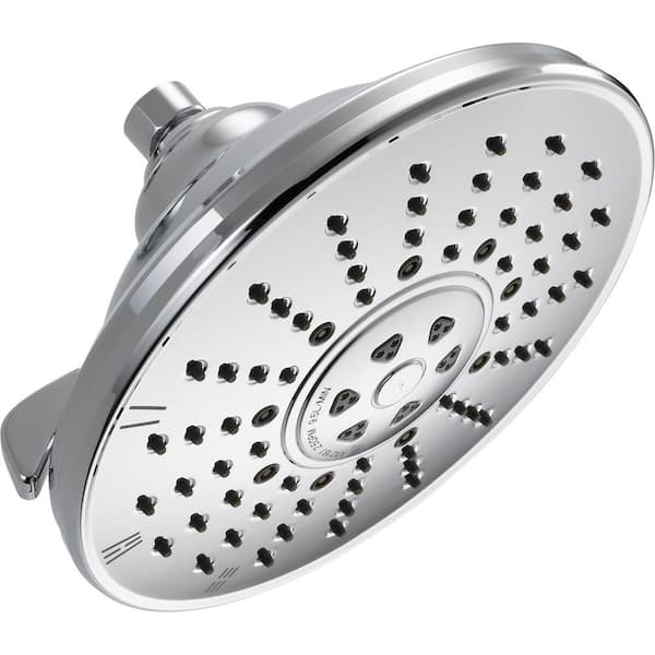 Delta 3‑Spray Fixed Shower Head (Chrome, 52680)
