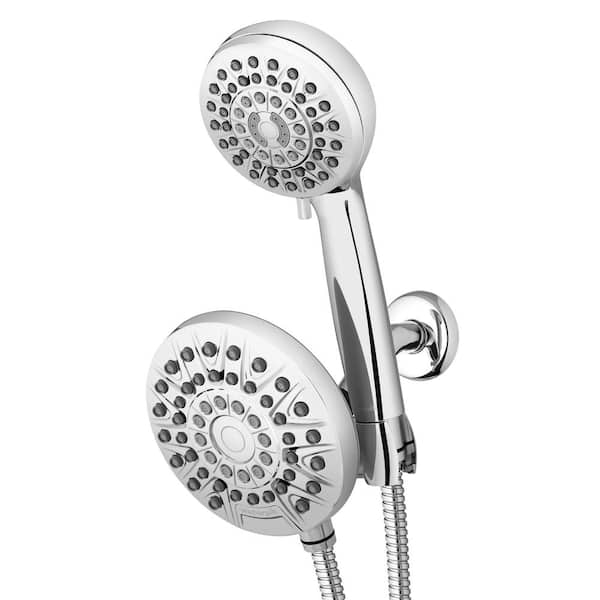 Waterpik Dual Shower Head + Handheld (Chrome, XPA‑133E/763ME)