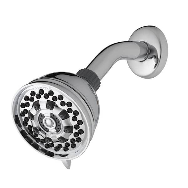 Waterpik 6‑Spray Fixed Shower Head (Chrome, XAT‑613E)