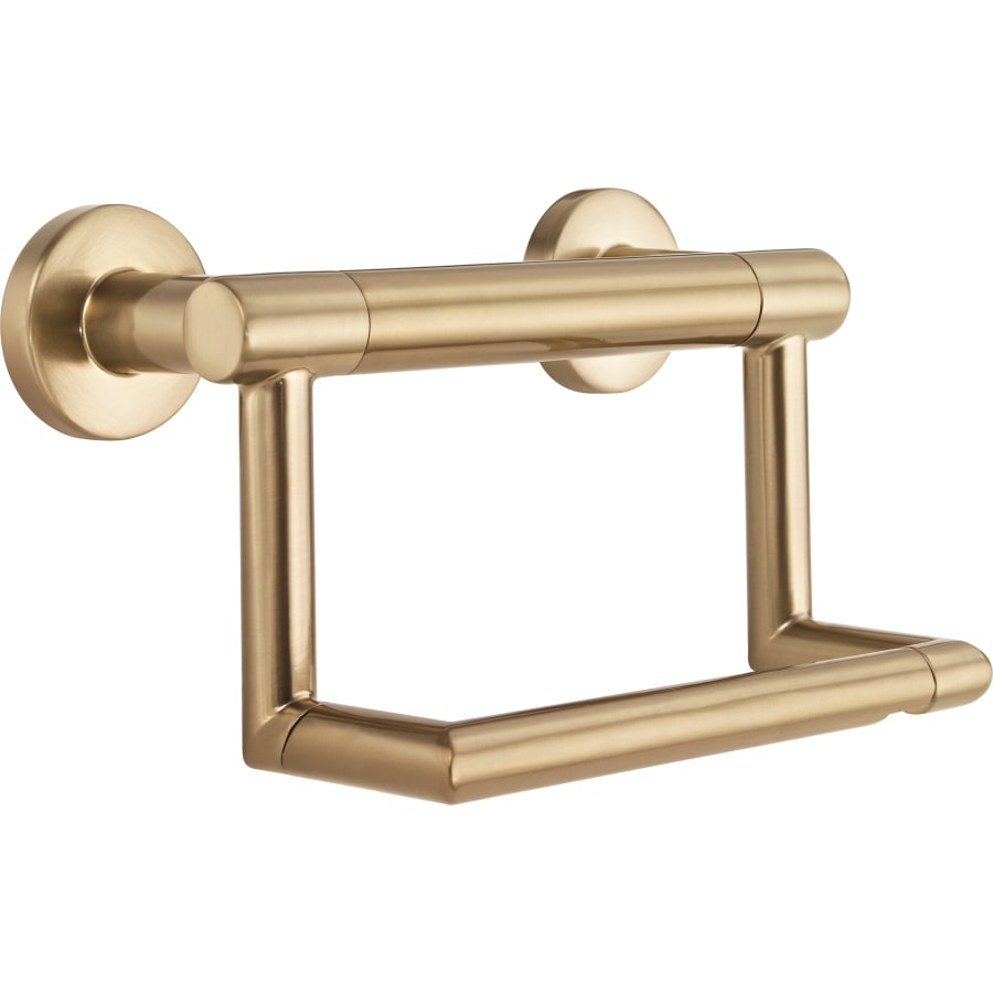 Delta Contemporary Toilet Paper Holder w/ Assist Bar — Champagne Bronze (41550-CZ)