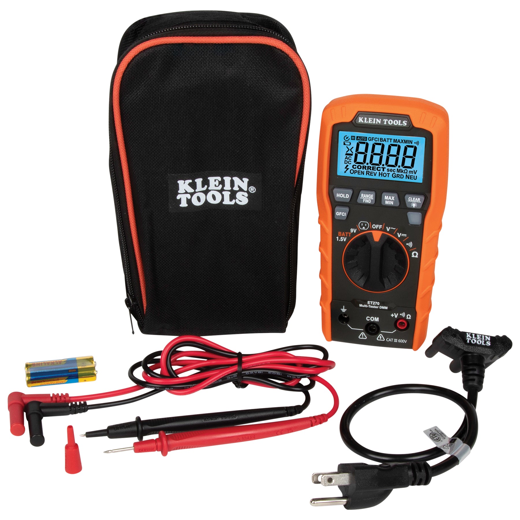Klein Tools ET270 Auto-Ranging Digital Multimeter