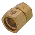 AutoFlare Straight Adapter — 3/4" Autoflare x 3/4" MNPT (Brass)