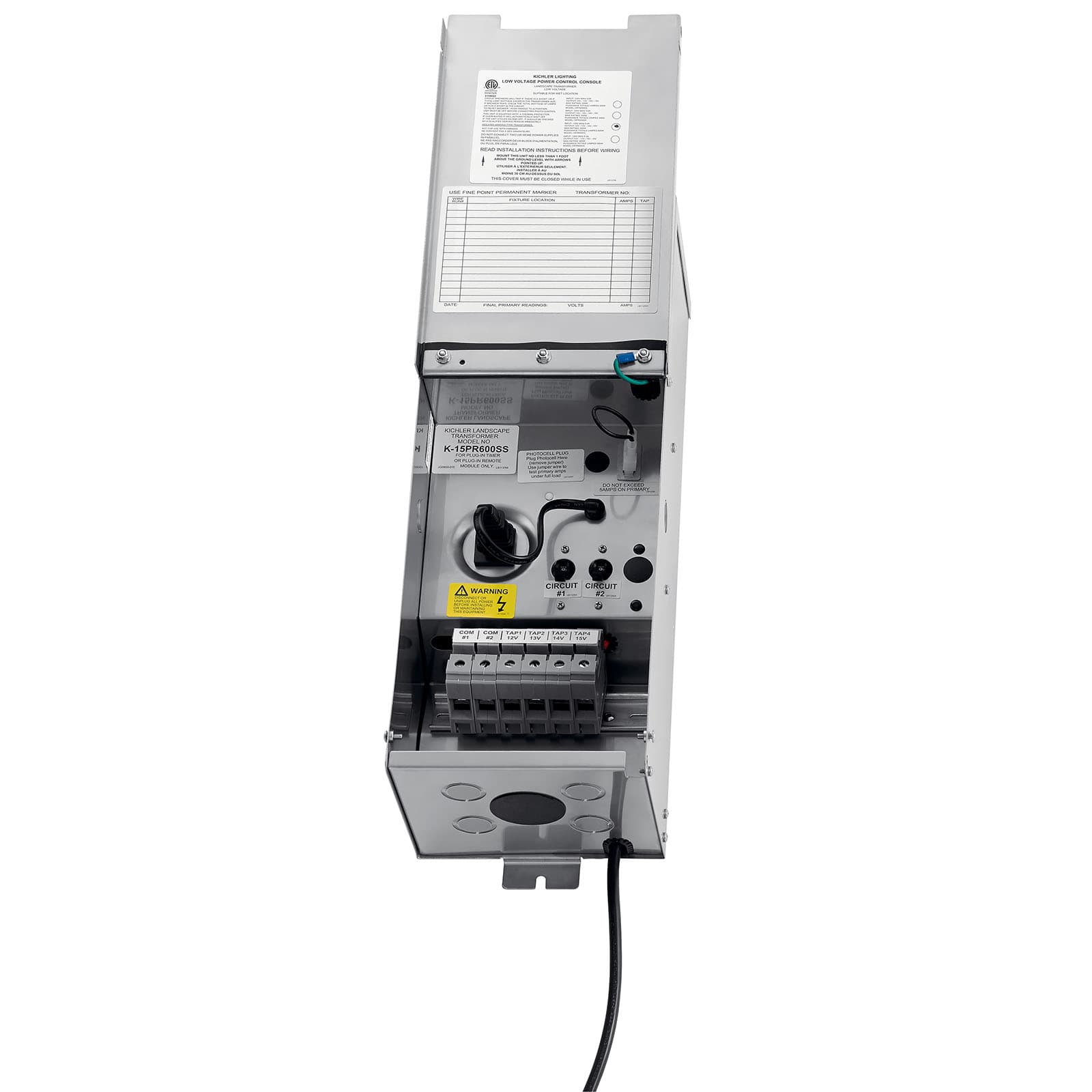 Kichler Pro Series 600W Stainless Steel Transformer (15PR600SS)