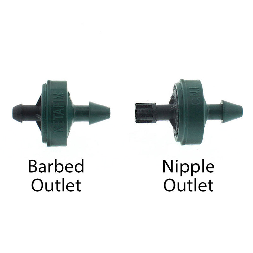 Netafim WPC10 — 1.0 GPH Pressure‑Compensating Dripper (Nipple Outlet)