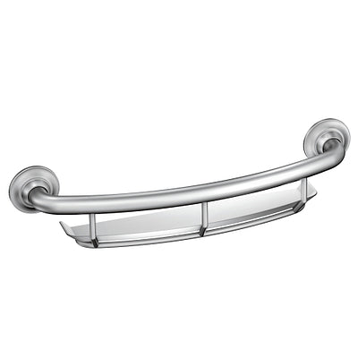 Moen 9 in. Grab Bar with Integrated Paper Holder — Chrome (LR2356DCH)