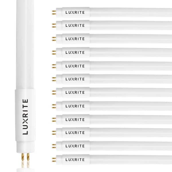 LUXRITE | T5 LED 4 ft | 24W | 3500K | Type A+B | 12-Pack (LR34157-12PK)