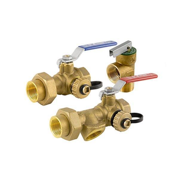 Jomar 810-504G Tankless Water Heater Valve Kit, 3/4"