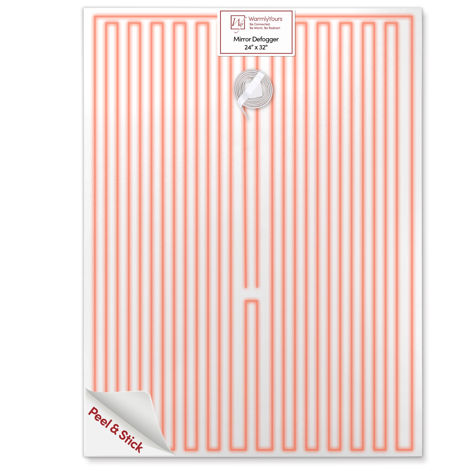 WarmlyYours Mirror Defogger 24" x 32" | FFM‑2432