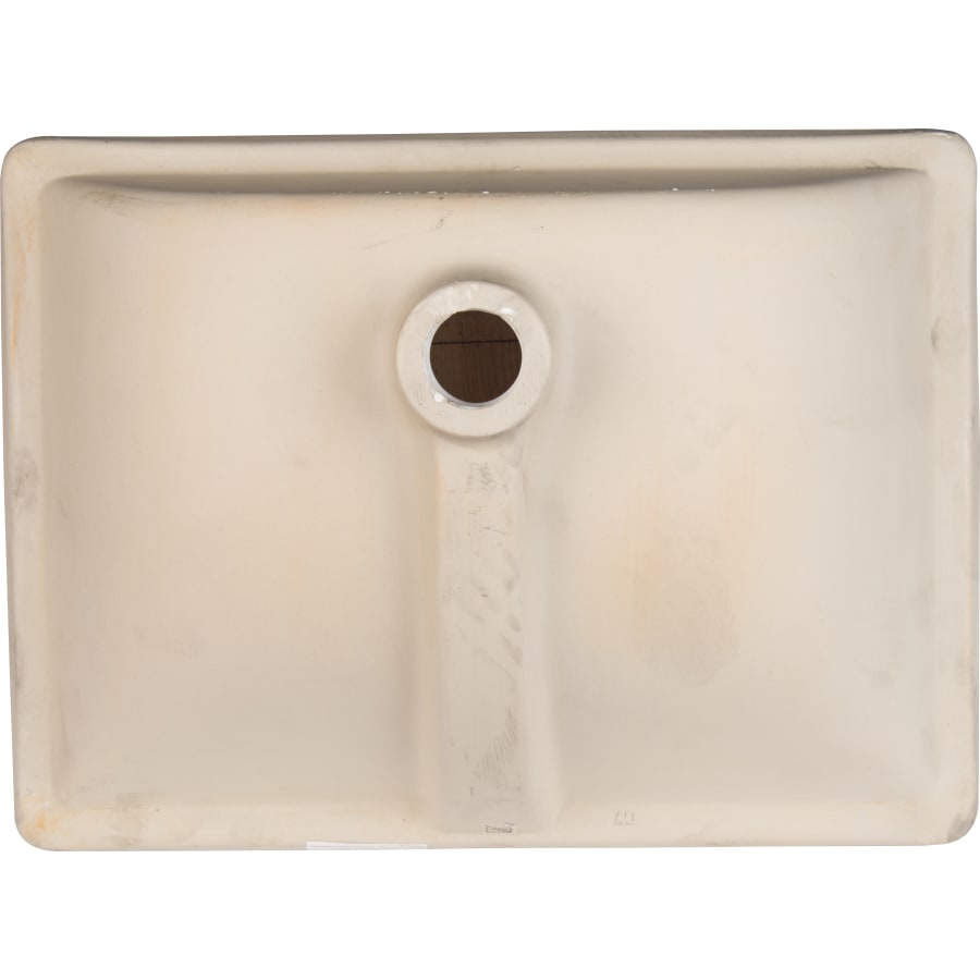 MSI Rectangle Undermount Porcelain Bathroom Sink (White) | UNDRECWHT-2015