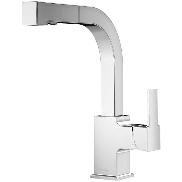 Pfister Arkitek Pull-Out Kitchen Faucet (Polished Chrome)