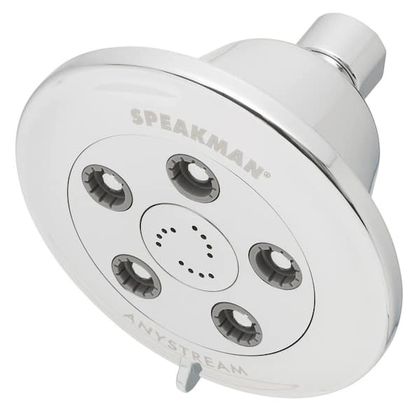 Speakman Chelsea S-3011-E2 3‑Spray Low‑Flow Fixed Shower Head – Polished Chrome (2.0 GPM)