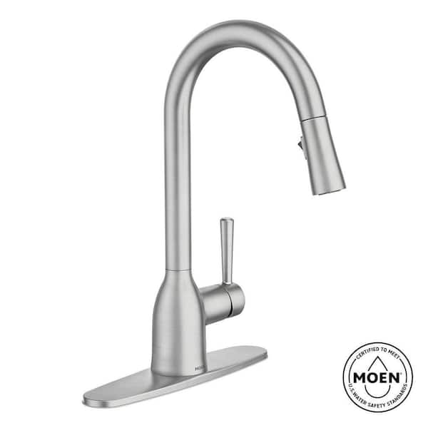 MOEN Adler Single-Handle Pull-Down Kitchen Faucet (Spot Resist Stainless)
