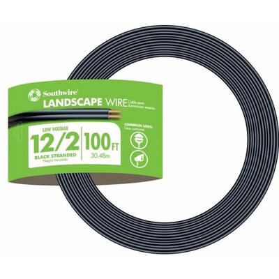Southwire 12/2 Low Voltage Landscape Lighting Cable — 100 ft