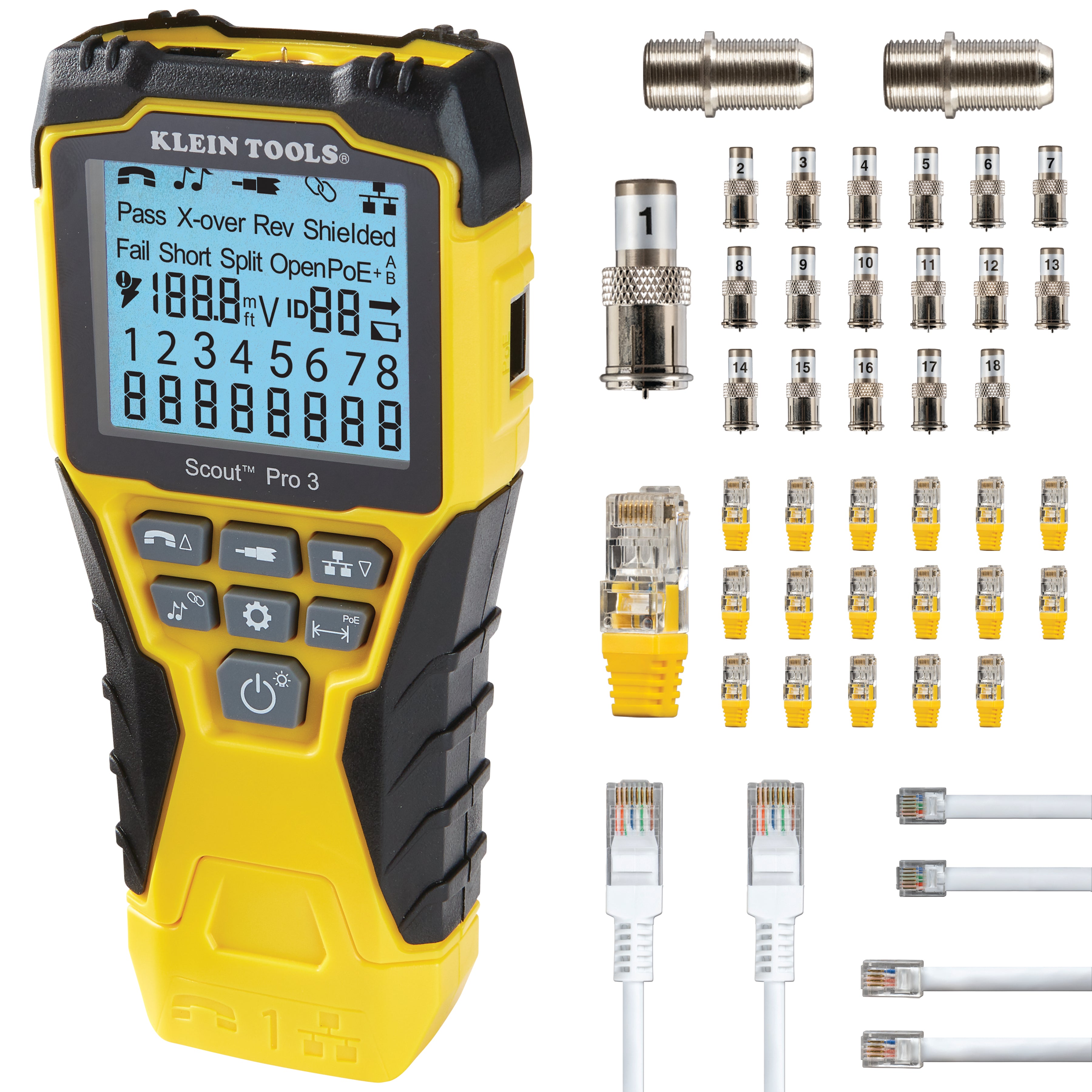 Klein VDV501-852 Scout Pro 3 with Locator Remote Kit
