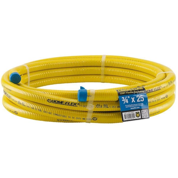 HOME-FLEX 3/4 in. CSST x 25 ft. Corrugated Stainless Steel Tubing (11-00725)