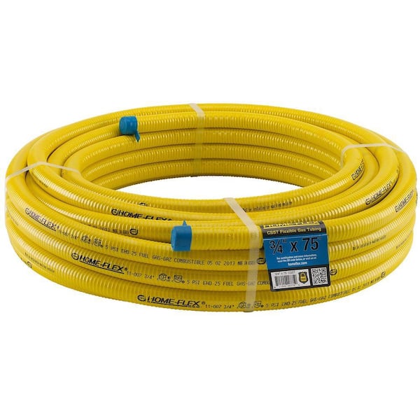 HOME-FLEX 3/4 in. CSST x 75 ft. Corrugated Stainless Steel Tubing (11-00775)
